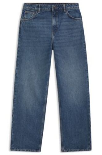 Jean à la coupe ample en denim délavé - HUGO - Modalova