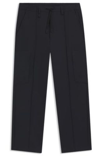 Pantalon cargo à plis nervurés - Boss - Modalova