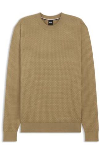 Pull en maille de coton - Boss - Modalova