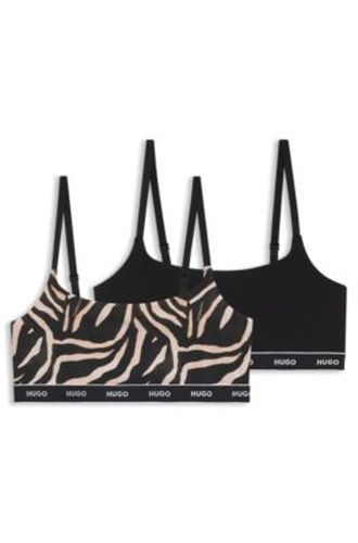 Lot de deux brassières en coton stretch - HUGO - Modalova