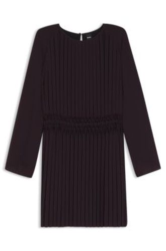 Robe plissée avec taille smockée - Boss - Modalova
