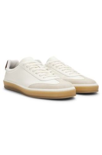 Baskets en cuir et cuir suédé BY BECKHAM - Boss - Modalova