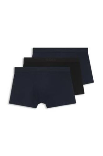 ONE lot de trois boxers courts en coton stretch - Boss - Modalova