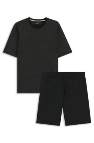 Ensemble pyjama deux pièces en coton - Boss - Modalova