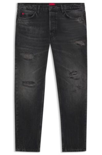 Jean fuselé en denim de coton gris - HUGO - Modalova