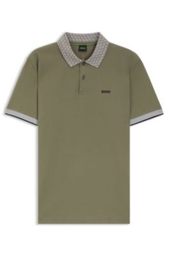 Polo Paddy en coton stretch avec gestion de l’humidité - Boss - Modalova