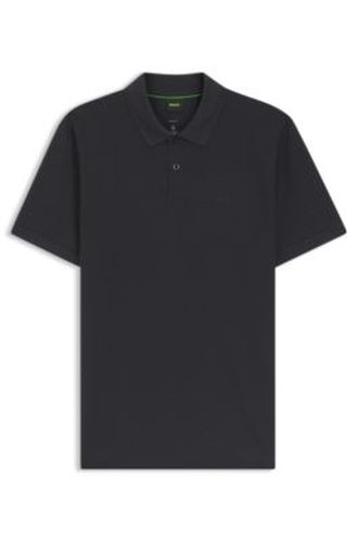 Polo en piqué de coton avec motif imprimé - Boss - Modalova
