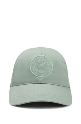 Casquette en twill de coton avec logo brodé d’inspiration tennis - Boss - Modalova