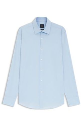 Chemise Slim en popeline de coton stretch facile à repasser - Boss - Modalova