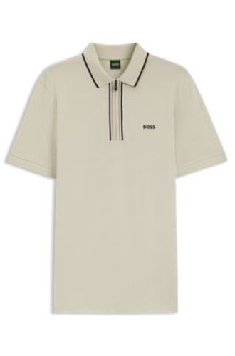 Active Polo Slim en coton stretch aux propriétés d’évacuation de l’humidité - Boss - Modalova