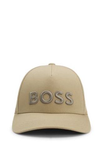 Casquette en twill de coton à logo brodé - Boss - Modalova