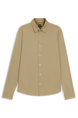 Chemise Regular en jersey Oxford stretch performant - Boss - Modalova
