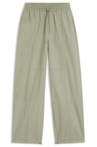 Pantalon large en coton toucher du papier - HUGO - Modalova