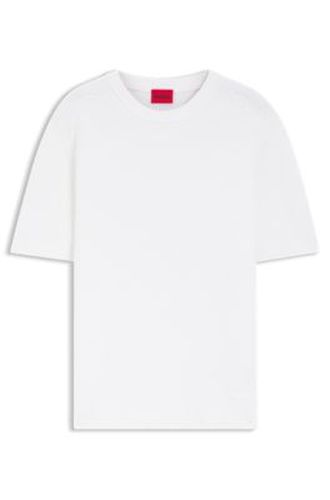 T-shirt en maille de coton - HUGO - Modalova