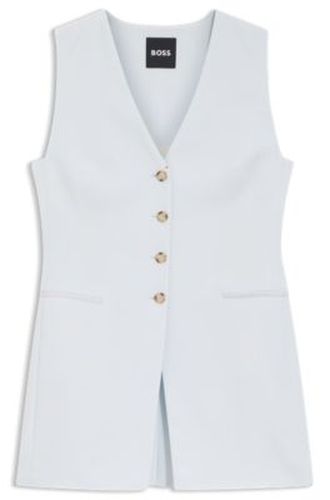 Blazer Slim Fit sans manches coiffant - Boss - Modalova