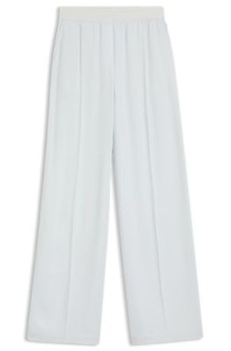 Pantalon coupe décontractée en crêpe fluide - Boss - Modalova