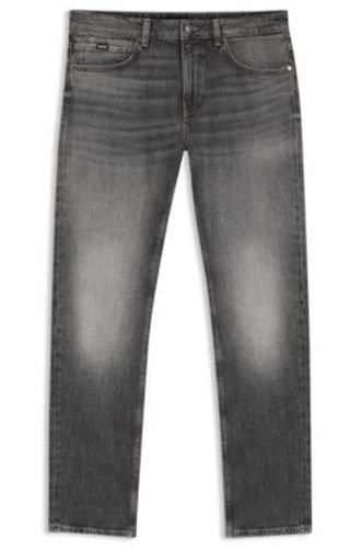 Jean Slim Delaware en denim stretch noir - Boss - Modalova