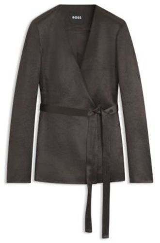 Blazer Slim Fit en twill brillant - Boss - Modalova