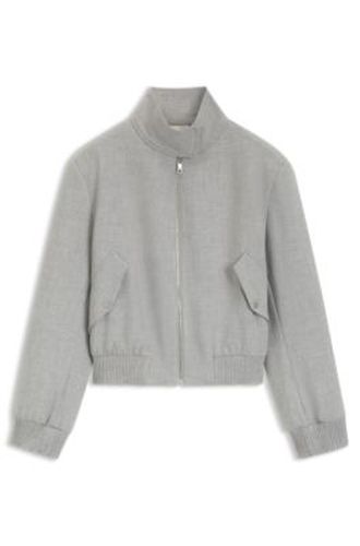 Veste Regular en twill stretch chiné - Boss - Modalova