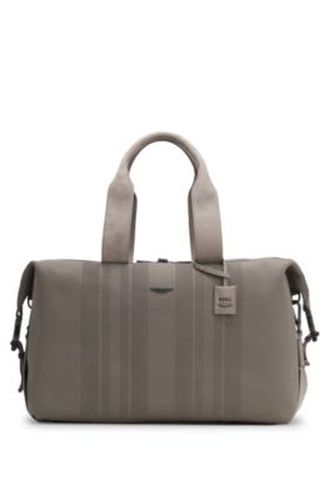 Sac de voyage en maille avec finitions en cuir suédé x ASTON MARTIN - Boss - Modalova