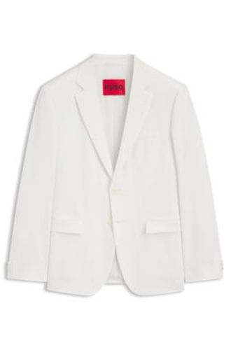Blazer Extra Slim Fit en seersucker de coton stretch - HUGO - Modalova