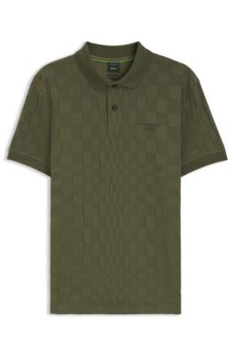 Polo Porsche x en coton à motif jacquard - Boss - Modalova
