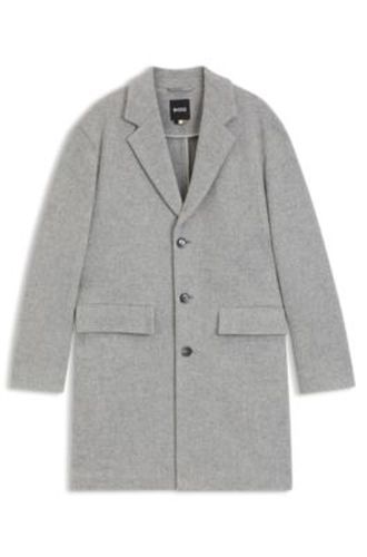 Manteau Relaxed en laine mélangée - Boss - Modalova