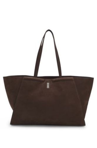 Cabas Ariell en nubuck avec monogramme Double B - Boss - Modalova