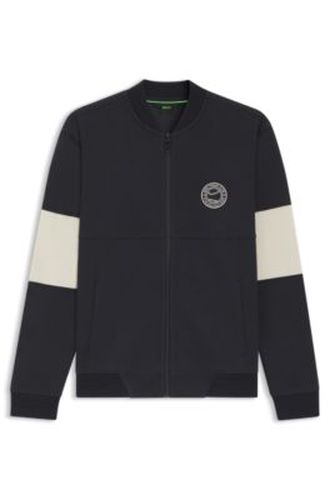 Sweat en coton mélangé à logo d’inspiration tennis - Boss - Modalova