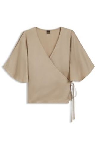 Chemisier cache-cœur à manches kimono - Boss - Modalova