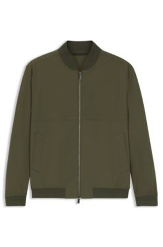 Veste Slim en tissu stretch à micro motif - Boss - Modalova