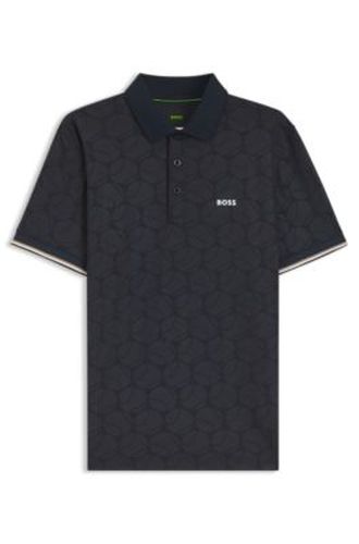 Active Polo Slim à motif de balles de tennis en relief - Boss - Modalova