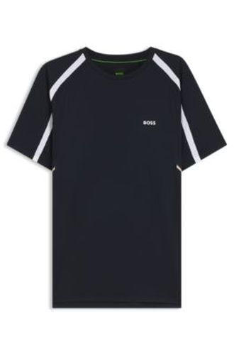 Active T-shirt Slim en tissu stretch à empiècements contrastants - Boss - Modalova