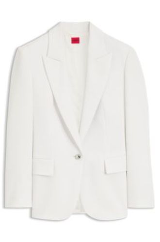 Blazer Regular avec bouton en métal - HUGO - Modalova