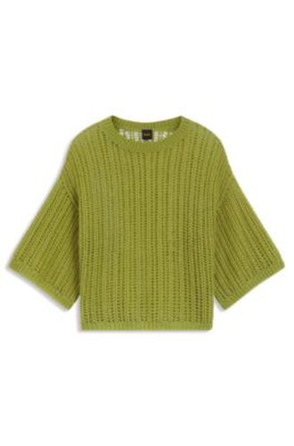 Pull Oversize en maille ajourée - Boss - Modalova