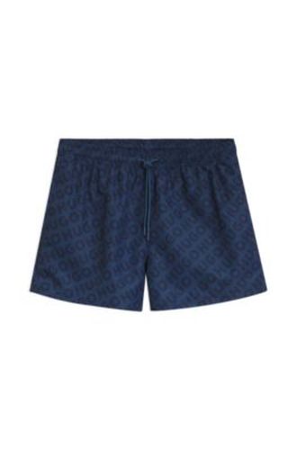 Short de bain à séchage rapide et logo imprimé - HUGO - Modalova