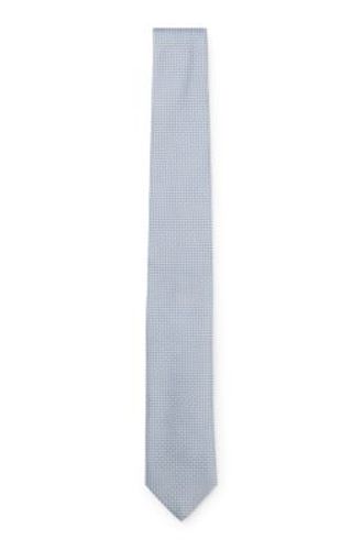 Cravate en soie mélangée à motif jacquard - Boss - Modalova