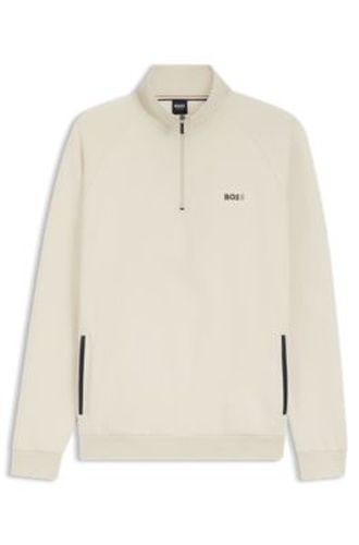 Veste en coton mélangé avec logo métallique - Boss - Modalova