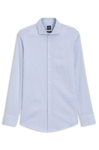 Chemise Slim en coton stretch à rayures facile à repasser - Boss - Modalova