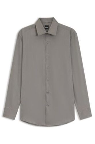 Chemise Slim en coton structuré mélangé thermorégulant - Boss - Modalova