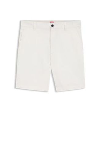 Short Slim en coton stretch mercerisé - HUGO - Modalova