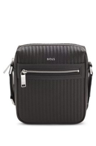 Sac reporter avec motif en relief - Boss - Modalova