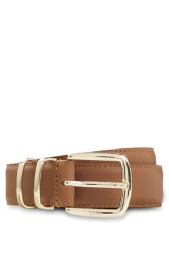 Ceinture en cuir avec double passant en métal - Boss - Modalova