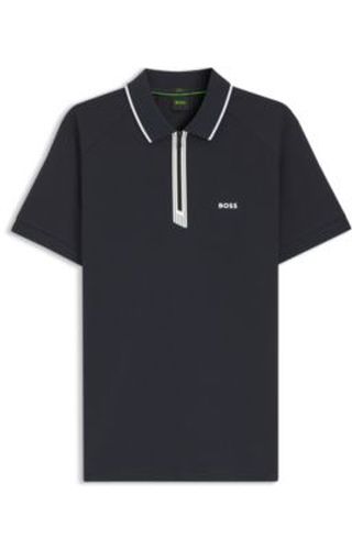 Polo Slim avec patte zippée - Boss - Modalova