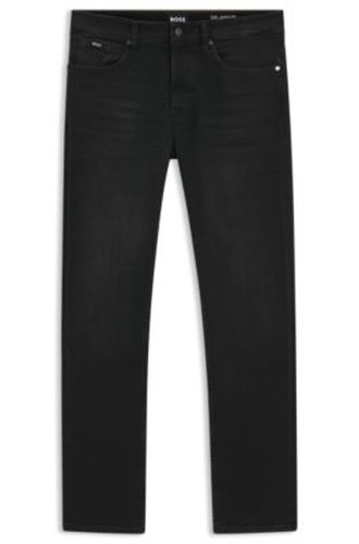 Delaware Jean Slim en denim stretch noir - Boss - Modalova
