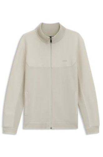 Veste hybride zippée en tissu stretch - Boss - Modalova