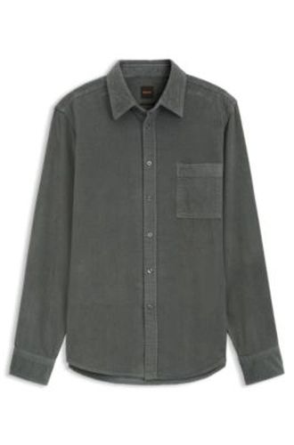 Chemise Regular en velours côtelé de coton - Boss - Modalova
