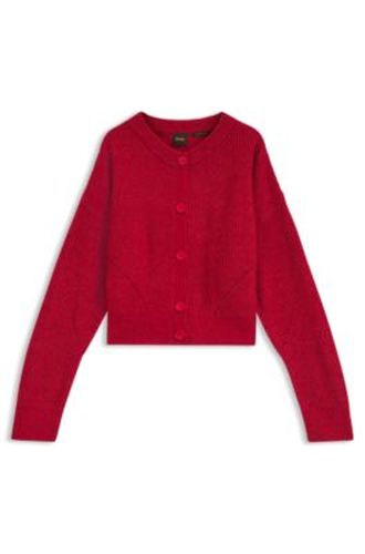 Cardigan Relaxed avec détails ajourés - Boss - Modalova