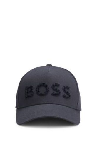 Casquette en twill de coton avec logo structuré - Boss - Modalova