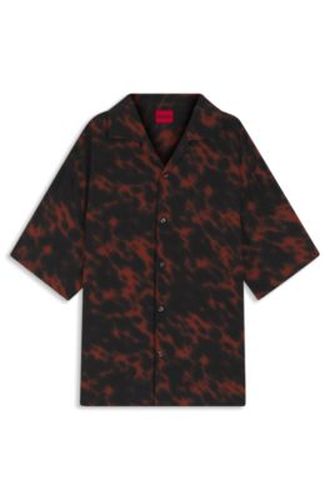 Chemise Oversize à imprimé numérique - HUGO - Modalova
